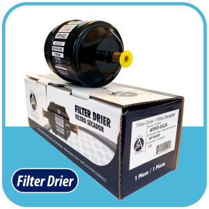 Appli Parts APFD-052S Filtro Secador 1/4 pulg para linea Liquido para Sistemas de Refrigeracion y aire acondicionado 052S ODF Soldable Universal Unidireccional 114mm Largo 51mm Ancho Appli Parts APFD-052S Filtro Secador 1/4 pulg para linea Liquido para Sistemas de Refrigeracion y aire acondicionado 052S ODF Soldable Universal Unidireccional 114mm Largo 51mm Ancho