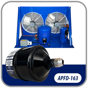 Appli Parts APFD-163 Filtro Secador 3/8 pulg para linea Liquido para Sistemas de Refrigeracion y aire acondicionado 163 SAE Rosca Universal Unidireccional 178mm Largo 76mm Ancho Appli Parts APFD-163 Filtro Secador 3/8 pulg para linea Liquido para Sistemas de Refrigeracion y aire acondicionado 163 SAE Rosca Universal Unidireccional 178mm Largo 76mm Ancho