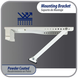 Appli Parts Soporte para montaje en pared de equipos de Aire Acondicionado tipo Ventana hasta 35 kg modelo APAB-2038 incluye kit de fijacion, pernos y gomas
 Appli Parts Soporte para montaje en pared de equipos de Aire Acondicionado tipo Ventana hasta 35 kg modelo APAB-2038 incluye kit de fijacion, pernos y gomas
