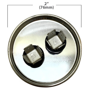 Appli Parts Condensador Capacitor de Marcha 70 Mfd uF (microfaradios) 370VAC CBB65 Universal Aire acondicionado y otras aplicaciones Redondo UL E476928 cm Alto cm Ancho CON-70-370-R