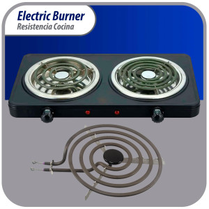 Appli Parts WB30X253 Resistencia Cocina Estufa 4 Vueltas, 8 pulg, 240 V, Compatible General Electric SP21YA, WB30K10003, 404072, SU202, SP21YA, TS4W8221, Y04000035, WB30T10071, 5304431015, 5303015715