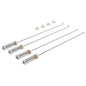 Whirlpool W10780046 Kit de Amortiguador para Lavadora 56.25 cm (22-1/2 pulg) con resorte de suspension, repuesto OEM compatible con W10110313, W10110314, W10404706, W10485421, W10748950, W10821942
