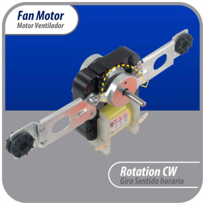 Appli Parts APFM-343 Motor Kit ventilador remplazo de 343 con bases 115 V, 12 W, 60 Hz, 0.22 A, 3000 rpm, CW, Incluye aspa, gomas y base, Remplaza 482731, Whirlpool Appli Parts APFM-343 Motor Kit ventilador remplazo de 343 con bases 115 V, 12 W, 60 Hz, 0.22 A, 3000 rpm, CW, Incluye aspa, gomas y base, Remplaza 482731, Whirlpool