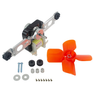 Appli Parts APFM-343 Motor Kit ventilador remplazo de 343 con bases 115 V, 12 W, 60 Hz, 0.22 A, 3000 rpm, CW, Incluye aspa, gomas y base, Remplaza 482731, Whirlpool Appli Parts APFM-343 Motor Kit ventilador remplazo de 343 con bases 115 V, 12 W, 60 Hz, 0.22 A, 3000 rpm, CW, Incluye aspa, gomas y base, Remplaza 482731, Whirlpool