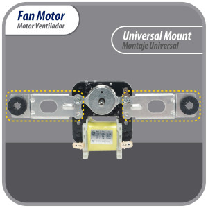 Appli Parts APFM-343 Motor Kit ventilador remplazo de 343 con bases 115 V, 12 W, 60 Hz, 0.22 A, 3000 rpm, CW, Incluye aspa, gomas y base, Remplaza 482731, Whirlpool Appli Parts APFM-343 Motor Kit ventilador remplazo de 343 con bases 115 V, 12 W, 60 Hz, 0.22 A, 3000 rpm, CW, Incluye aspa, gomas y base, Remplaza 482731, Whirlpool