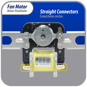 Appli Parts APFM-343 Motor Kit ventilador remplazo de 343 con bases 115 V, 12 W, 60 Hz, 0.22 A, 3000 rpm, CW, Incluye aspa, gomas y base, Remplaza 482731, Whirlpool Appli Parts APFM-343 Motor Kit ventilador remplazo de 343 con bases 115 V, 12 W, 60 Hz, 0.22 A, 3000 rpm, CW, Incluye aspa, gomas y base, Remplaza 482731, Whirlpool