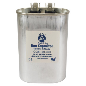 Appli Parts Condensador Capacitor de Marcha 50 Mfd uF (microfaradios) 370VAC CBB65 Universal Aire acondicionado y otras aplicaciones Ovalado UL E476928 cm Alto cm Ancho CON-50-370 Appli Parts Condensador Capacitor de Marcha 50 Mfd uF (microfaradios) 370VAC CBB65 Universal Aire acondicionado y otras aplicaciones Ovalado UL E476928 cm Alto cm Ancho CON-50-370