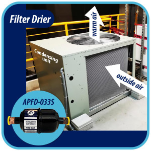 Appli Parts APFD-033S Filtro Secador 3/8 pulg para linea Liquido para Sistemas de Refrigeracion y aire acondicionado 033S ODF Soldable Universal Unidireccional 102mm Largo 25mm Ancho Appli Parts APFD-033S Filtro Secador 3/8 pulg para linea Liquido para Sistemas de Refrigeracion y aire acondicionado 033S ODF Soldable Universal Unidireccional 102mm Largo 25mm Ancho