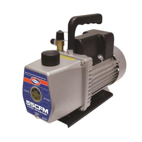 Uniweld U5VP2 Bomba de Vacio 5.5 cfm, 1/2 HP, 110-220 V,50-60 Hz, 2 Etapas, 155 Litros/min, Capacidad de Aceite 11.1 oz,  15 Micrones,  Entrada 1/4 3/8 MF Uniweld U5VP2 Bomba de Vacio 5.5 cfm, 1/2 HP, 110-220 V,50-60 Hz, 2 Etapas, 155 Litros/min, Capacidad de Aceite 11.1 oz,  15 Micrones,  Entrada 1/4 3/8 MF