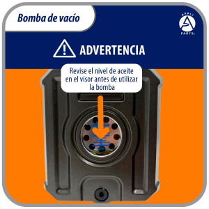 Appli Parts APVCP-1423 Bomba de Vacio HVAC 14.0 CFM 1 HP 2 Etapas 115/220 V 50-60 Hz para Calefaccion, Aire Acondicionado, A/C Automotriz y Refrigeracion, Entradas 1/4 y 3/8 in