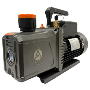 Appli Parts APVCP-1423 Bomba de Vacio HVAC 14.0 CFM 1 HP 2 Etapas 115/220 V 50-60 Hz para Calefaccion, Aire Acondicionado, A/C Automotriz y Refrigeracion, Entradas 1/4 y 3/8 in