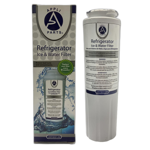 Appli Parts UKF8001AXXAP Filtro de Agua nevera refrigerador remplazo 9006, Everydrop EDR4RXD1 Filtro  4, UKF8001 W10790818 UKF8001AXX 4396395 67006470 W10790818