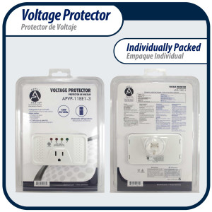 Appli Parts APVP-11EE1-3 Protector de Voltaje 120 V, 50/60 Hz, 12 A, 140 joules, para Refrigerador, actua como supresor de picos, funciona con todas las marcas de electrodomesticos Appli Parts APVP-11EE1-3 Protector de Voltaje 120 V, 50/60 Hz, 12 A, 140 joules, para Refrigerador, actua como supresor de picos, funciona con todas las marcas de electrodomesticos