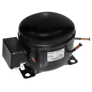 Danfoss GL45ADA 1/6HP Compatible con R134a, Compresor Fracccionario de Refrigeracion LBP 115/1/60 (V/Ph/Hz) 123B1153
