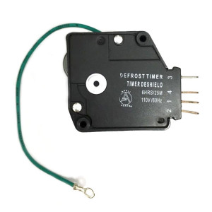 Appli Parts APDT-6251 6 hr, 25 min, 110 V, 60 Hz, Timer de Deshielo Pin 2143 para Refrigeradoras, remplaza TIM-103 y otras