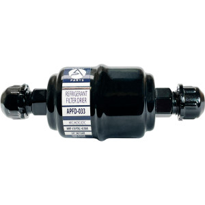 Appli Parts APFD-033 Filtro Secador 3/8 pulg para linea Liquido para Sistemas de Refrigeracion y aire acondicionado 033 SAE Rosca Universal Unidireccional 102mm Largo 25mm Ancho