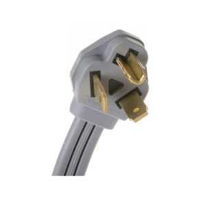 GE WX09X10002 Cable De Corriente Secadora (1.22mts/ 4 Pies) 30 Amp 3 Cables 125v-250v 10/3 Srdt UL 
Sirve: WE8X38 WX9X1 WX9X2 WX9X2DS