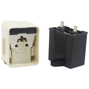 Appli Parts W10613606AP Relay y capacitor de 15mfd 250 VAC para compresor de refrigeradora remplazo de multiples modelos de Kemore, Whirlpool, Amana, W10416065, PS8746522, 67003186