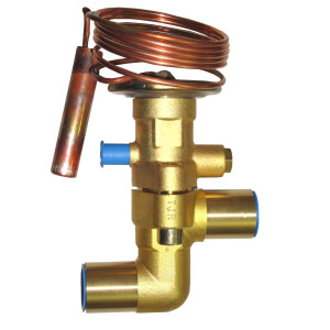 Valvula Expansion Emerson Compatible con R22, Eq. Ext. 18hp (7/8 X 1 1/8 Odf) Recta Tjre18hc