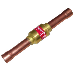 Danfoss 020B1011 NRV 10s 3/8 pulg Valvula de Retencion, ODF, Soldable, Recta SW, Remplaza 020-1011