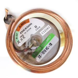Emerson TJRE14HC Valvula Expansion  Compatible con R22, Eq. Ext. 14 HP (7/8 X 1 1/8 Odf) Recta 