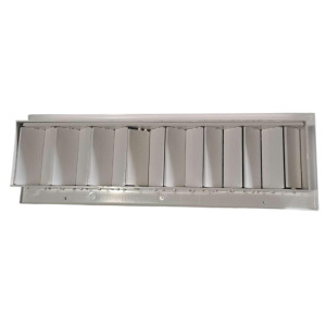 Rejilla Suministro Doble con Control para Aire Acondicionado 16" X 4"
