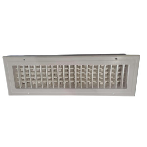 Rejilla Suministro Doble con Control para Aire Acondicionado 16" X 4"