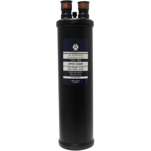 Appli Parts APOS-55889 Separador de Aceite 1 1/8 pulg ODF Soldable, CFC, HCFC, HFC, Compatible con R22, R407C, R502, R134a, R404A, R507A, Temperatura de trabajo desde -10 C a 130 C