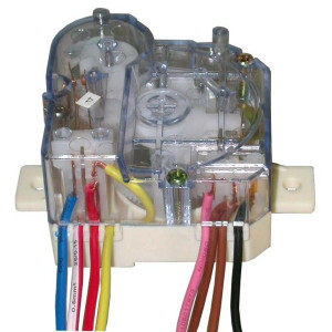 Appli Parts 83022 Timer Lavadora 8 Cables, Cuadrado, remplaza LG, Samsung, Daewoo, Nisato, Daka, Sankey, Pulley, Hitachi, Hoover y otras marcas