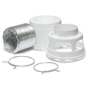 Lambro 211UL Kit de Ventilacion Interior para Secadora Electrica 4 in x 1.5 m, con Recipiente Atrapa Pelusa, Ducto Flexible UL 2158A, Soporte de Pared y 2 Abrazaderas
Remplaza 211L 211L-36 211LC 211ULC
