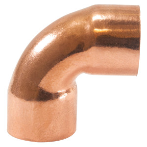 Appli Parts AP-C138 Codo 90 grados giro Corto 1-3/8 in, Accesorios de tuberia de cobre CxC Conexiones soldadas para aplicaciones de refrigeracion, aire acondicionado y plomeria Tuberia ACR y tipo L