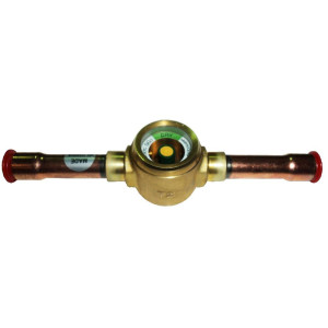 Danfoss SGP 12s I 1/2 pulg Visor de Liquido Humedad, ODF, Soldable,Compatible con R22, R290, R600,014L0036