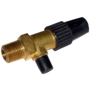 Valvula Bombona de Gas 3/8 npt X 1/4 Importada