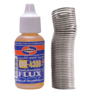 Uniweld UNI-4300 P4KD9 Soldadura de Alumino Incluye 10 pies de Soldadura y Fundente de 2oz