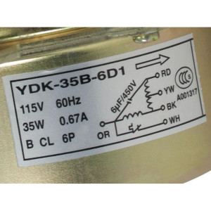 Motor Aire Acondicionado de Ventana YDK-35B-6A