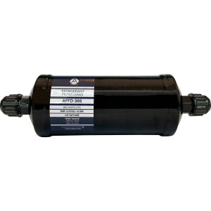 Appli Parts APFD-305 Filtro Secador 5/8 pulg para linea Liquido para Sistemas de Refrigeracion y aire acondicionado 305 SAE Rosca Universal Unidireccional 267mm Largo 100mm Ancho