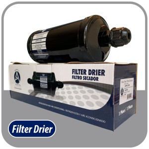 Appli Parts APFD-305 Filtro Secador 5/8 pulg para linea Liquido para Sistemas de Refrigeracion y aire acondicionado 305 SAE Rosca Universal Unidireccional 267mm Largo 100mm Ancho