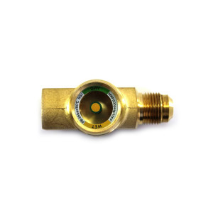 Danfoss SGP 12 I 1/2 pulg Visor de Liquido Humedad, Flare, Abocardado, Conexiones Macho x Hembra, Multirefrigerante,014L0025