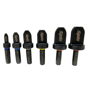 Juego Expansor Spin Para Taladro, 6 Puntas: 1/4pulg, 3/8pulg, 1/2pulg, 5/8pulg, 3/4pulg, 7/8pulg S6000