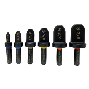 Juego Expansor Spin Para Taladro, 6 Puntas: 1/4pulg, 3/8pulg, 1/2pulg, 5/8pulg, 3/4pulg, 7/8pulg S6000
