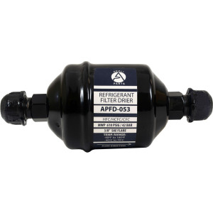 Appli Parts APFD-053 Filtro Secador 3/8 pulg para linea Liquido para Sistemas de Refrigeracion y aire acondicionado 053 SAE Rosca Universal Unidireccional 114mm Largo 51mm Ancho