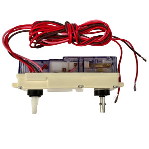 Appli Parts 83028 Timer Lavadora 4 Cables 2 Perillas, Transparente, remplazo LG, Samsung, Daewoo, Nisato, Daka, Sankey, Pulley, Hitachi y otras marcas