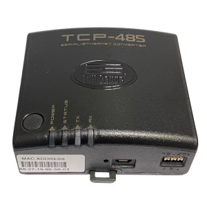 Full Gauge TCP-485 Convertidor (RS-485, Ethernet RJ-45) 1 Cable, 1 Transformador para interconexion con SITRAD