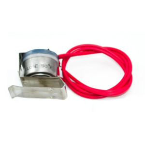 Appli Parts APBT-L70C Bimetal Termico 2 Cables Abre a 21C y Cierra a 10C, con clip, cables de colores rojo y rojo, Referencia BIM-70 / Termodisco