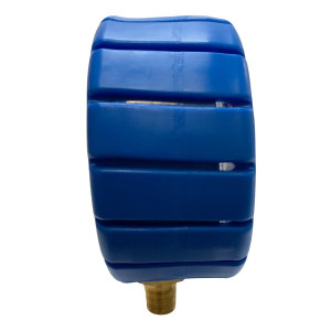 Appli Parts APMG-GA3L Esfera de Baja Compatible con R134a, R22, R404A, R410A, 1/4 pulg SAE, Escala Presion psi, Escala Temperatura Fahrenheit
