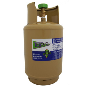 Bombona Compatible con R409A, 25 Kilos Topflo (Marron)