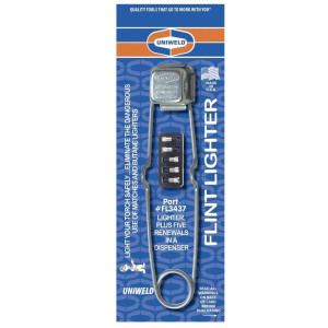 Uniweld FL3437 Encendedor para Lampara/ Boquilla de Soldar con Repuestos 43403