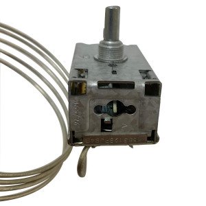 Termostato Ranco SPST Cold Cut-In -9C Cold Cut-Out -18C Warm Cut-In 9C Capilar 1200mm 47-1/4pulg K50P-1125-001 Refrigerador Nevera