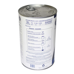 Appli Parts APFD-D48 Nucleo Cartucho para Filtro de Linea Liquido y Succion Elimina Acido y Humedad con altura de 14cm y 9.5cm de diametro, incluye Sello 