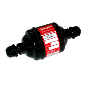 Danfoss 023Z5002 Filtro Secador 1/4pulg linea de Liquido para sistemas de aire acondicionado y refrigeracion DCL 052 Roscable 1.6-2.4tons Unidireccional 11.9cm Largo 5.8cm Ancho